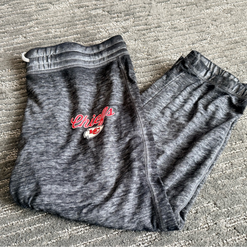 Women's Concepts Sport Charcoal Kansas City Chiefs Knit Capri Pant